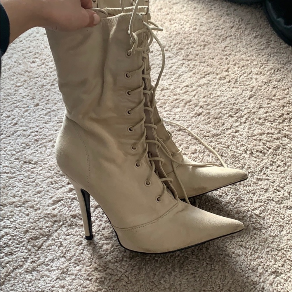 Suede ankle boots